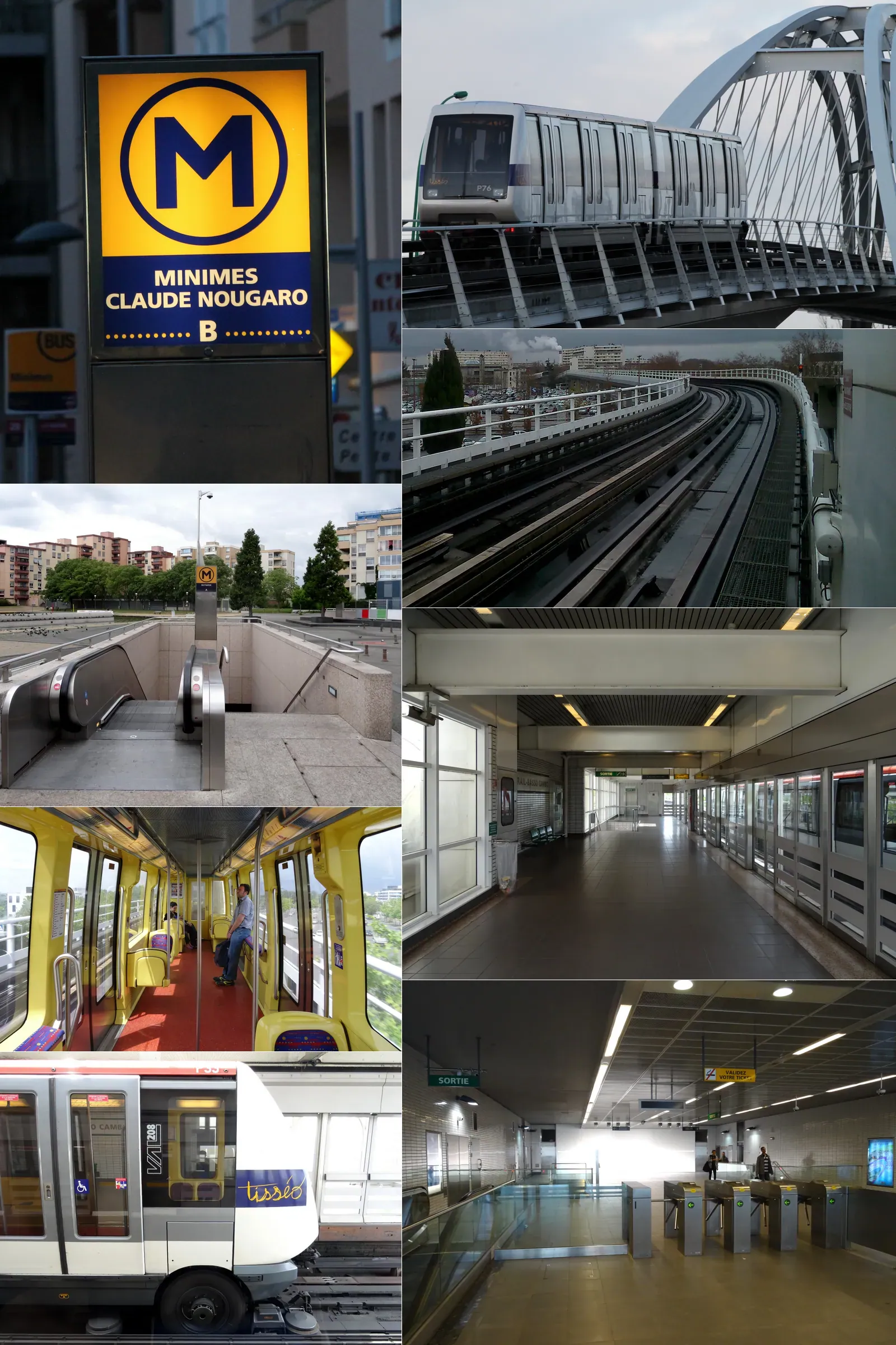 Rame TER en gare de Montrabé, desserte Toulouse-Est